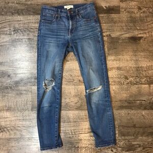 Madewell Jeans Women’s 25 Blue Crop Skinny